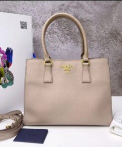 Prada Galleria Double-Zip Saffiano Leather Tote