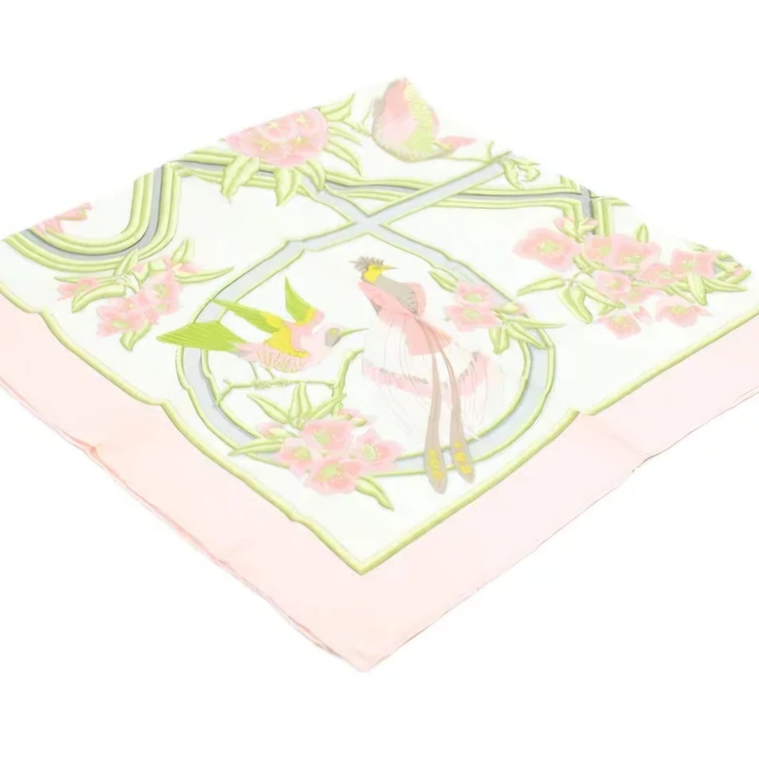 Hermès Vintage "Caraïbes" Silk Carré 90 size 36"x36"