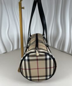 Alternative view of Burberry Nova Check Papillon/Barrel Handbag