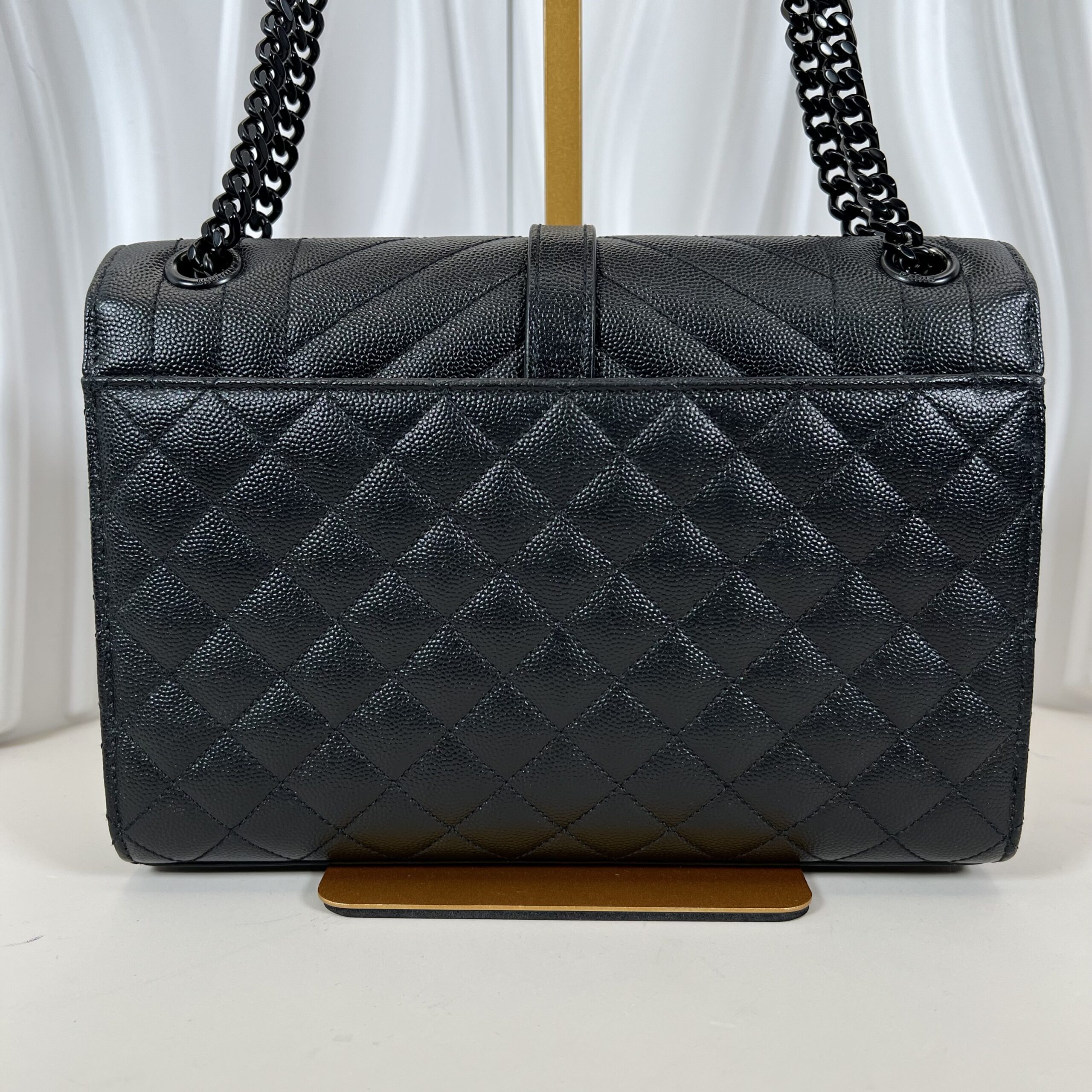 Saint Laurent Medium Envelope Triquilt Shoulder Bag - Image 2