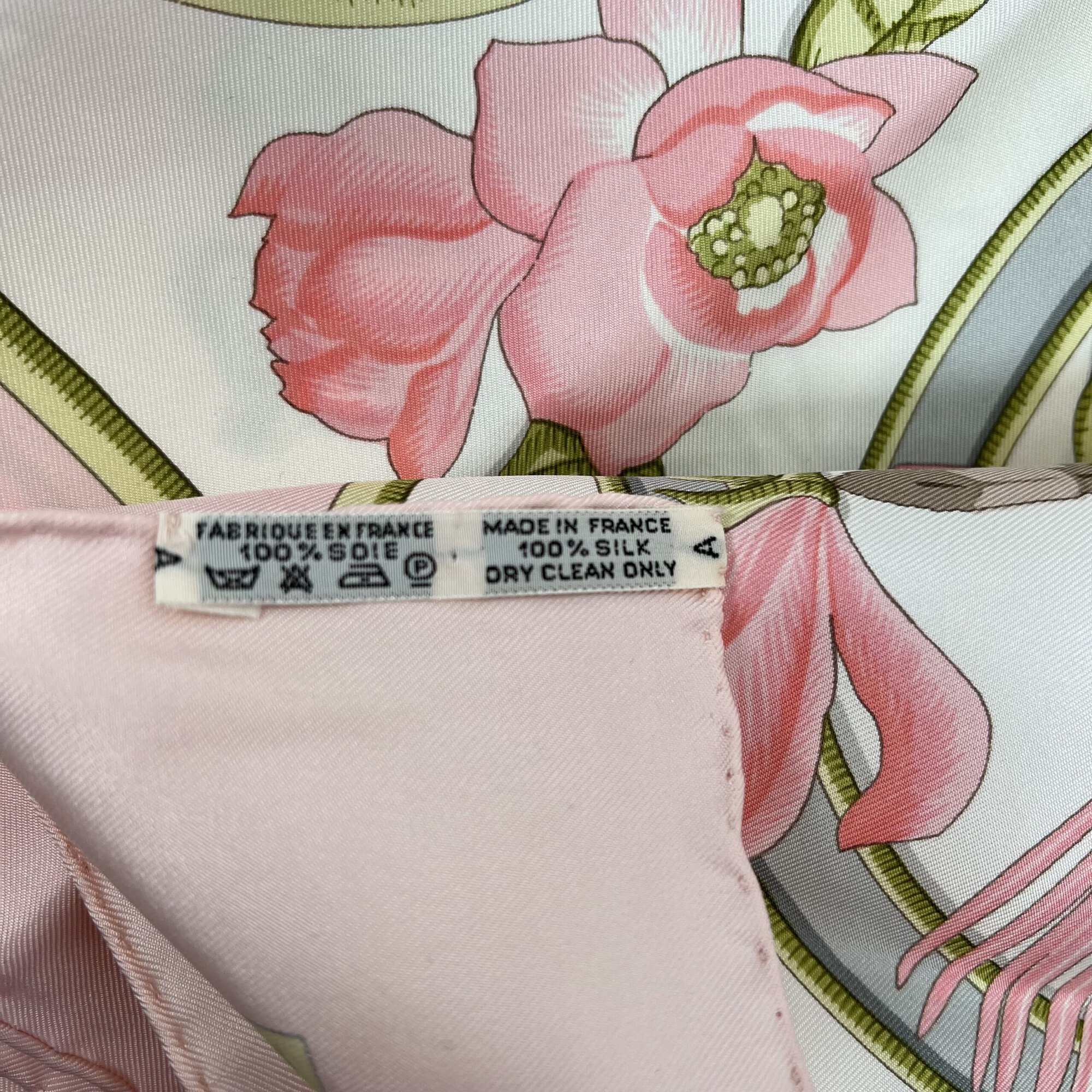 Hermès Vintage "Caraïbes" Silk Carré 90 size 36"x36" - Image 5
