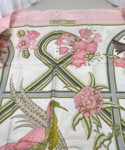 Hermès Vintage "Caraïbes" Silk Carré 90 size 36"x36" - Image 6