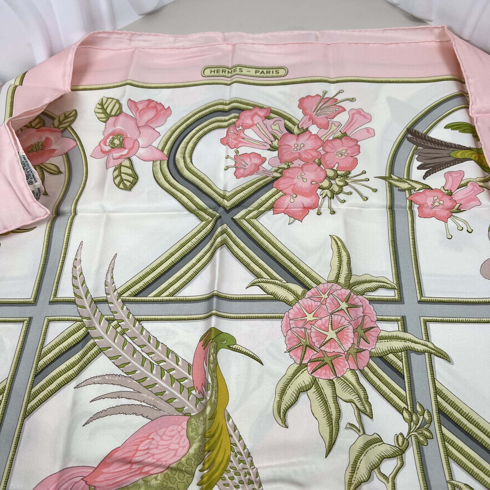 Hermès Vintage "Caraïbes" Silk Carré 90 size 36"x36" - Image 6
