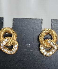 Christian Dior clip-on earrings