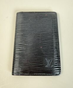 Louis Vuitton Black Epi Leather Card Holder/Pocket Organizer
