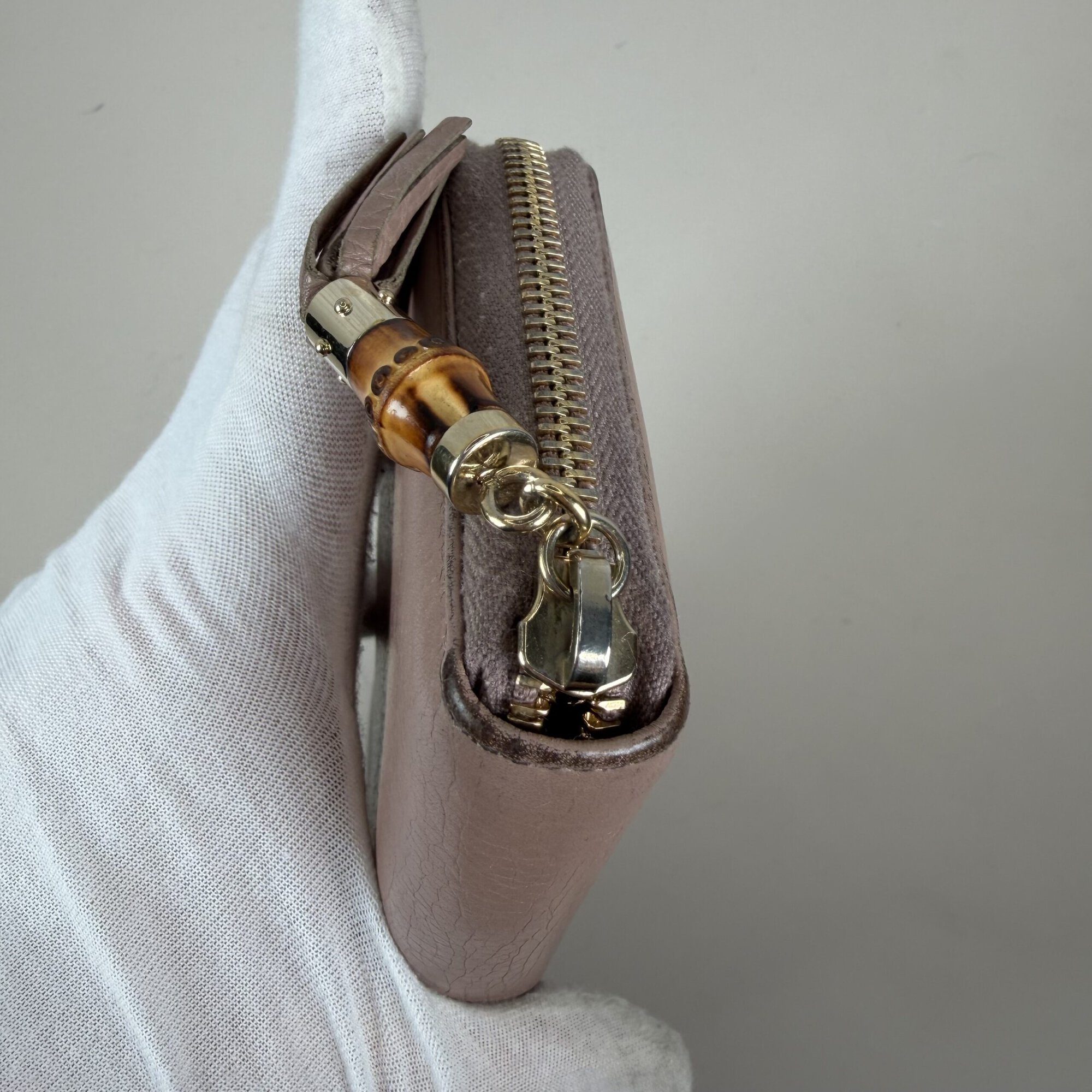 Gucci Bamboo Tassel Zip Around Wallet - Image 3