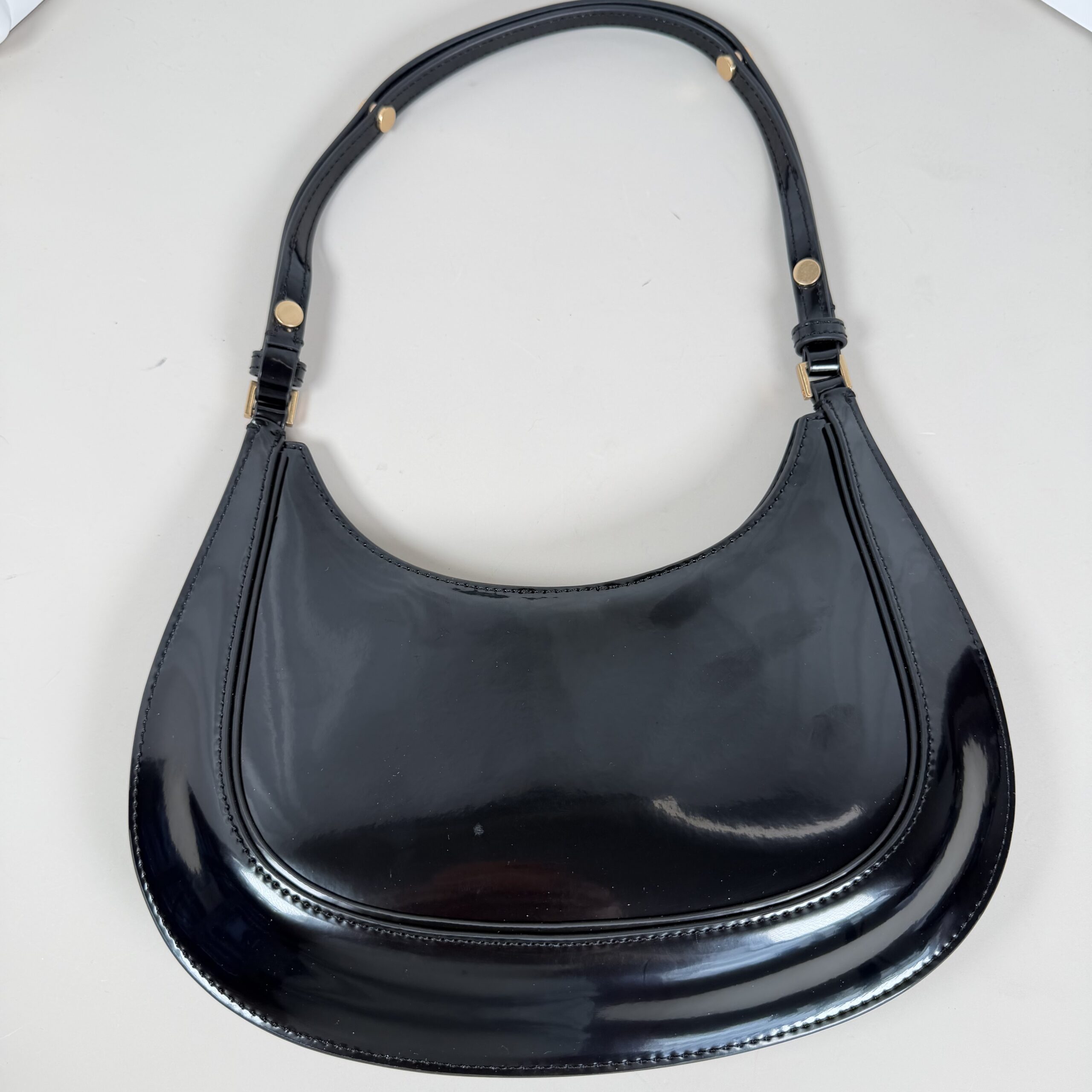 Tory Burch Robinson Spazzolato Convertible Crescent Bag - Image 2