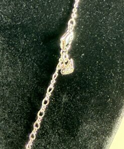 Alternative view of Swarovski "Love" pendant necklace (model #661034)