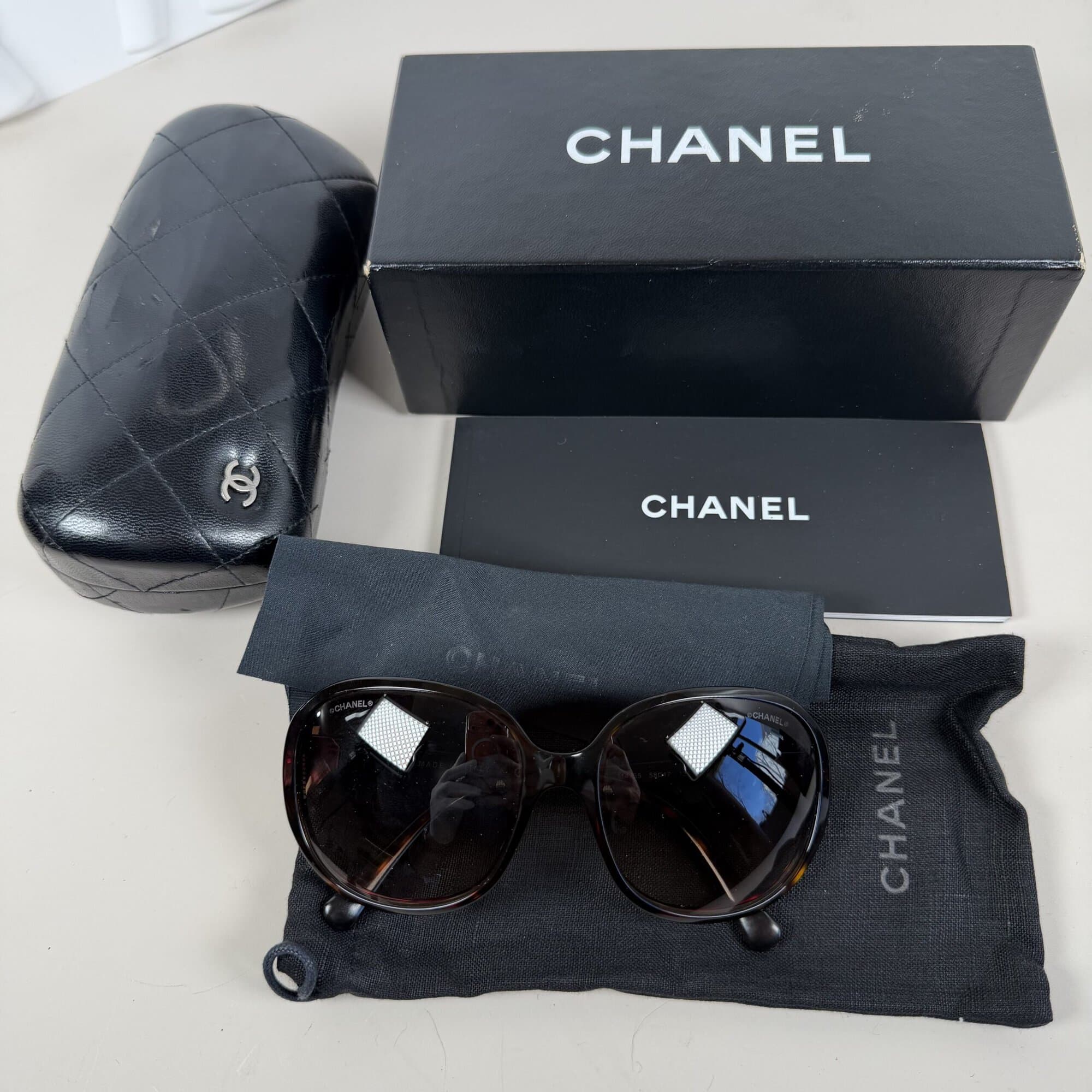 Chanel CC Oversized Butterfly Sunglasses (Style 5174) image 2