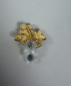 Swarovski Crystal Memories Grape Cluster Brooch