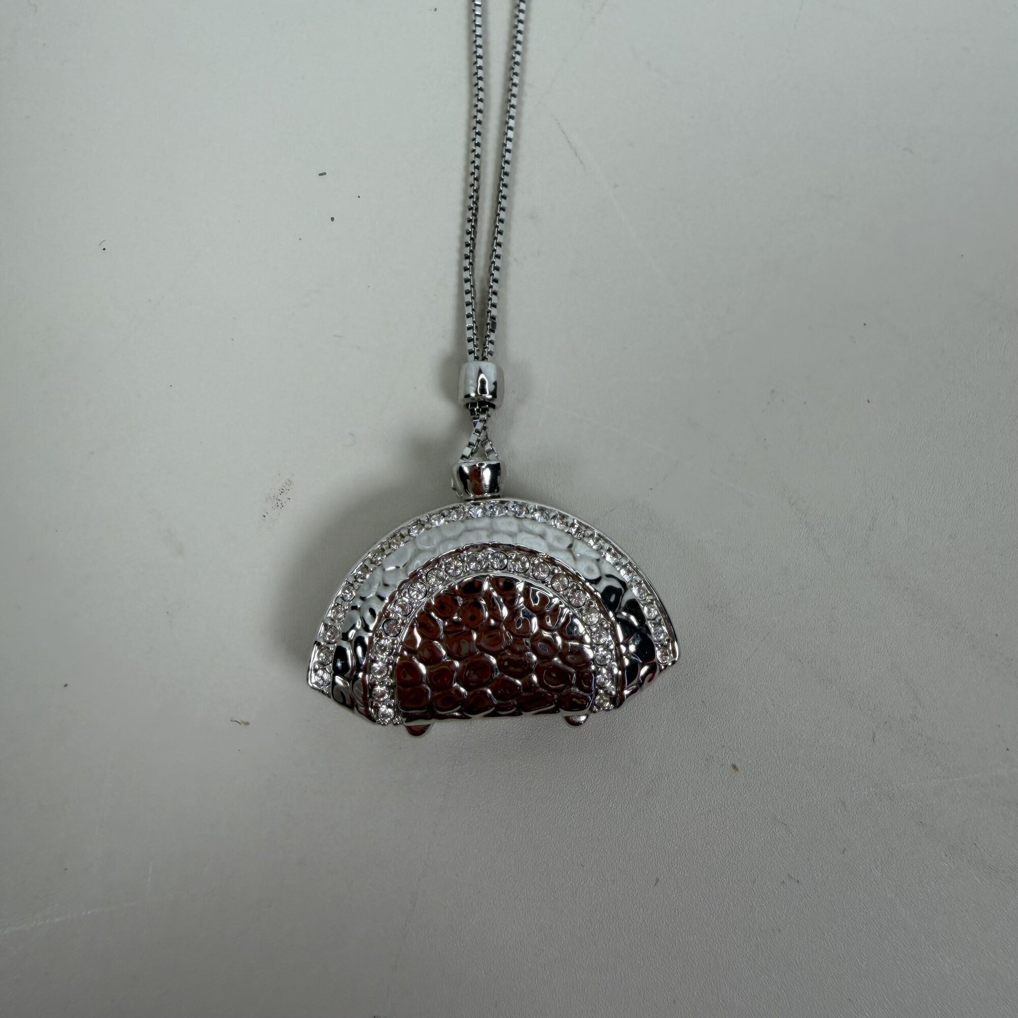 Swarovski Crystal Purse Pendant Necklace