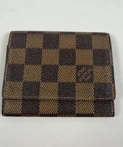Louis Vuitton Damier Ebene Business Card Holder "Enveloppe Carte de Visite"