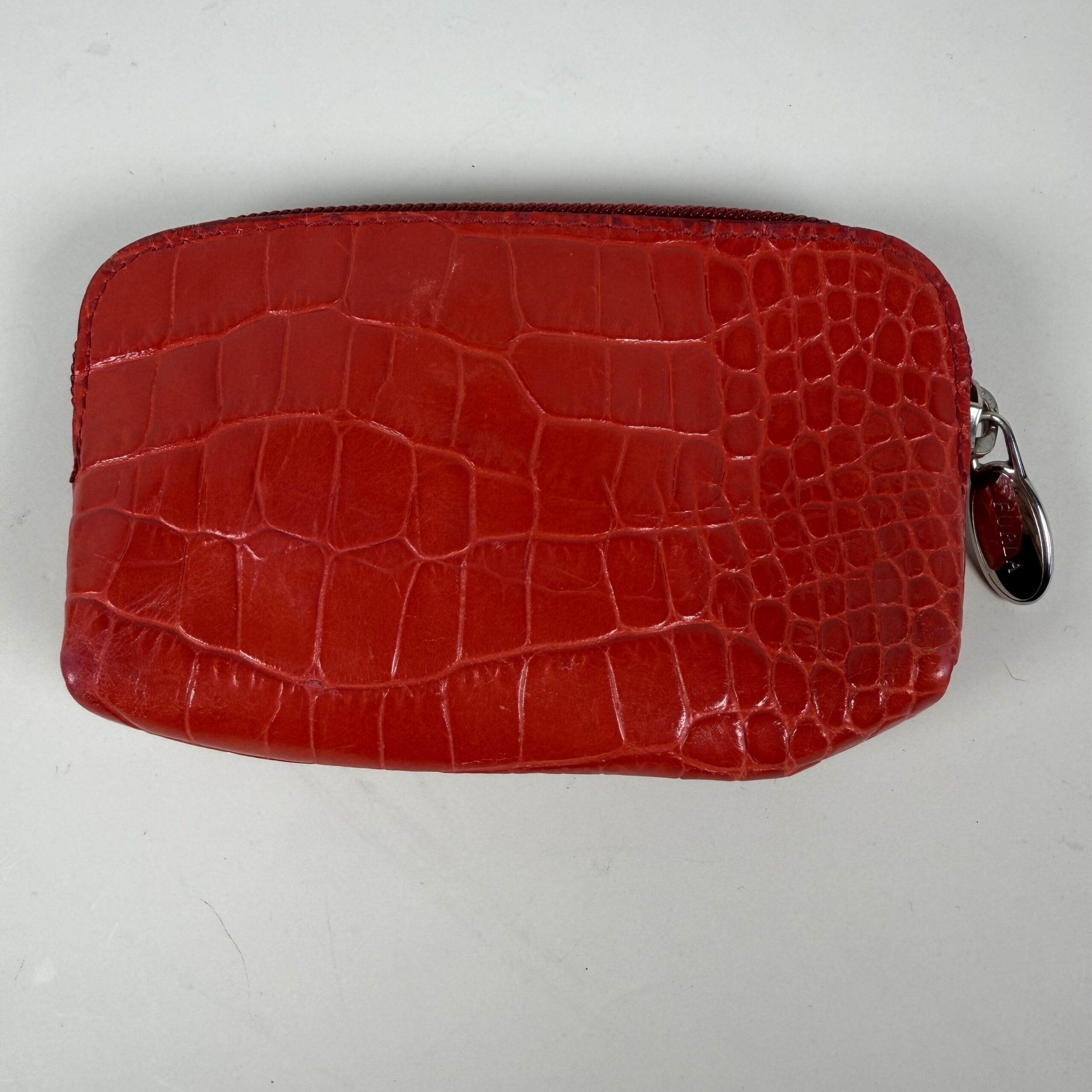Furla Rittzi Crimson Rêve Crocodile Cosmetic Bag