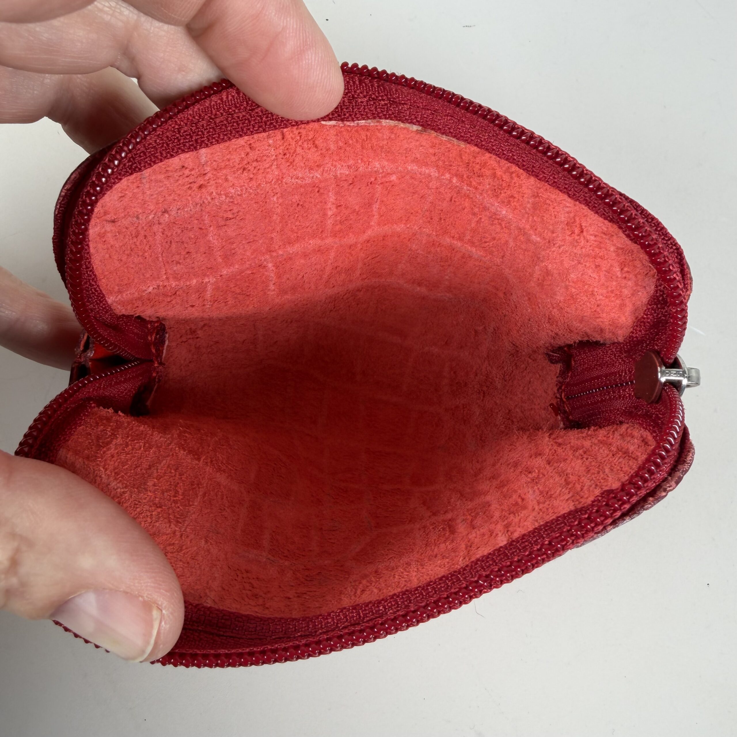 Furla Rittzi Crimson Rêve Crocodile Cosmetic Bag - Image 7