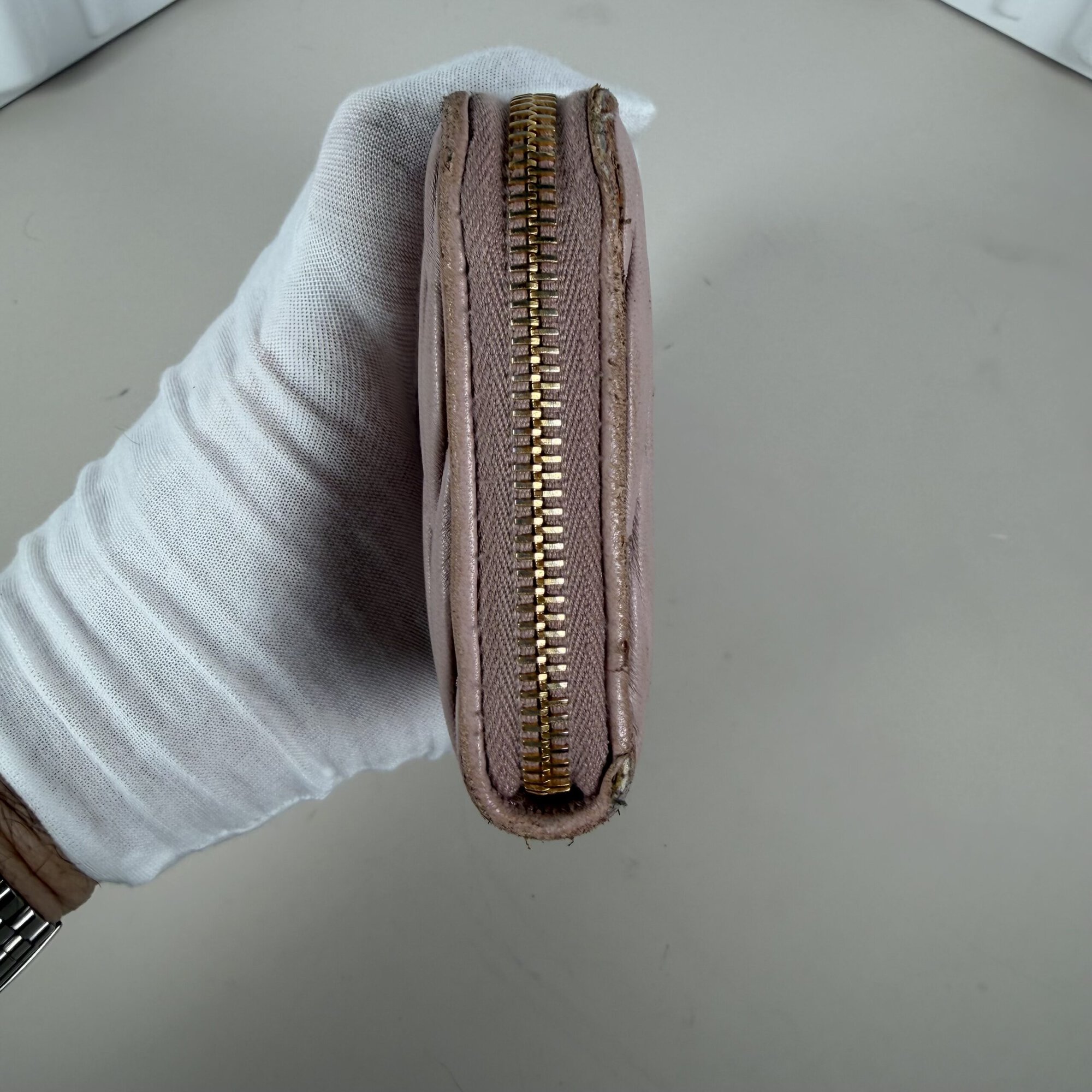 Miu Miu Matelassé Nappa Leather Zip-Around Wallet image 2