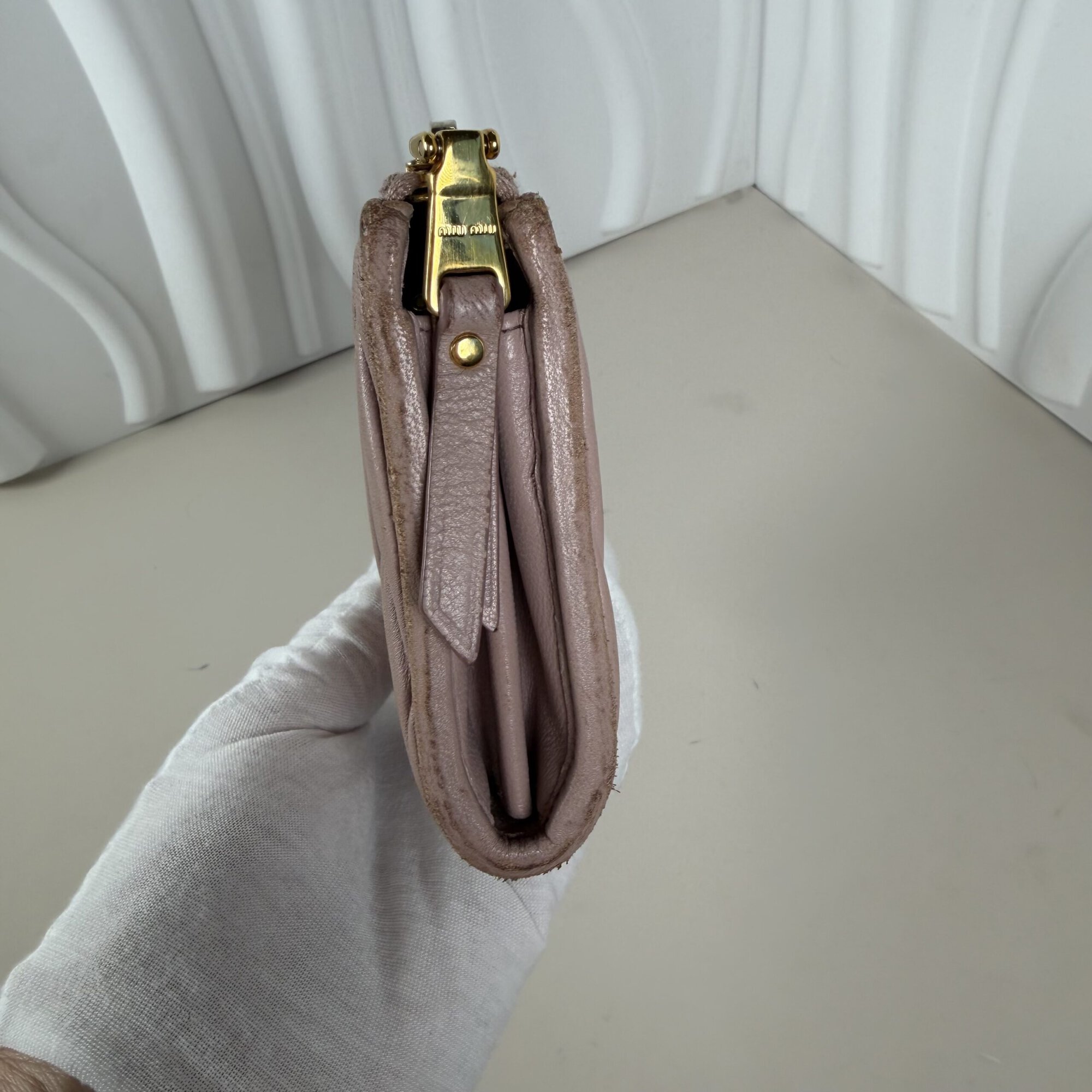 Miu Miu Matelassé Nappa Leather Zip-Around Wallet image 4
