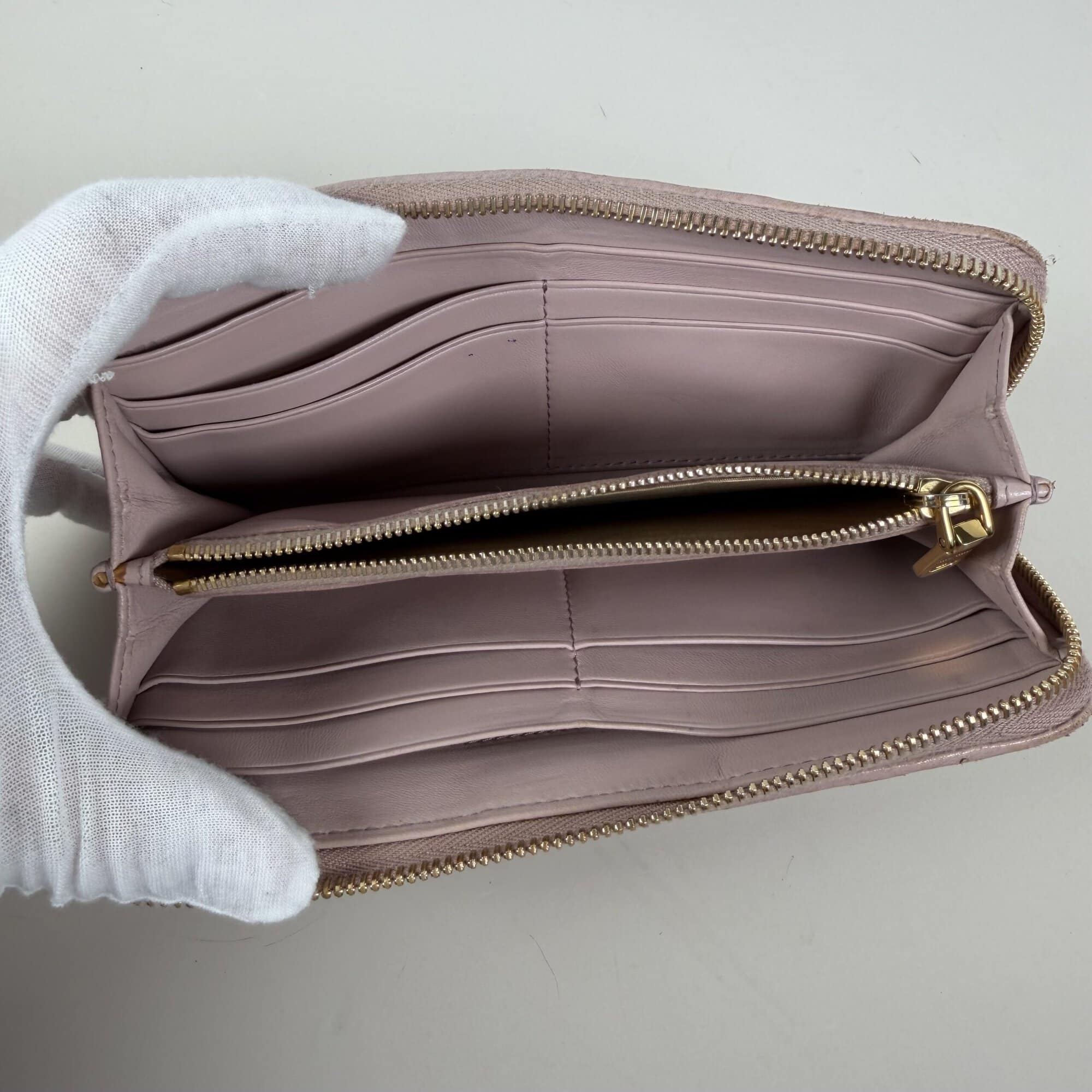 Miu Miu Matelassé Nappa Leather Zip-Around Wallet image 5