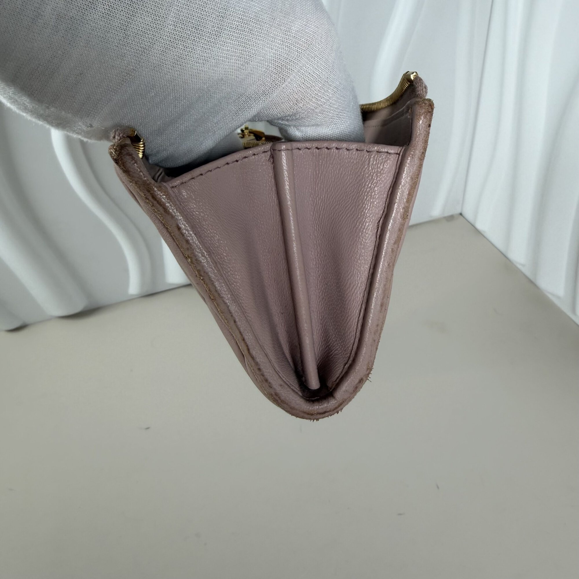 Miu Miu Matelassé Nappa Leather Zip-Around Wallet image 6
