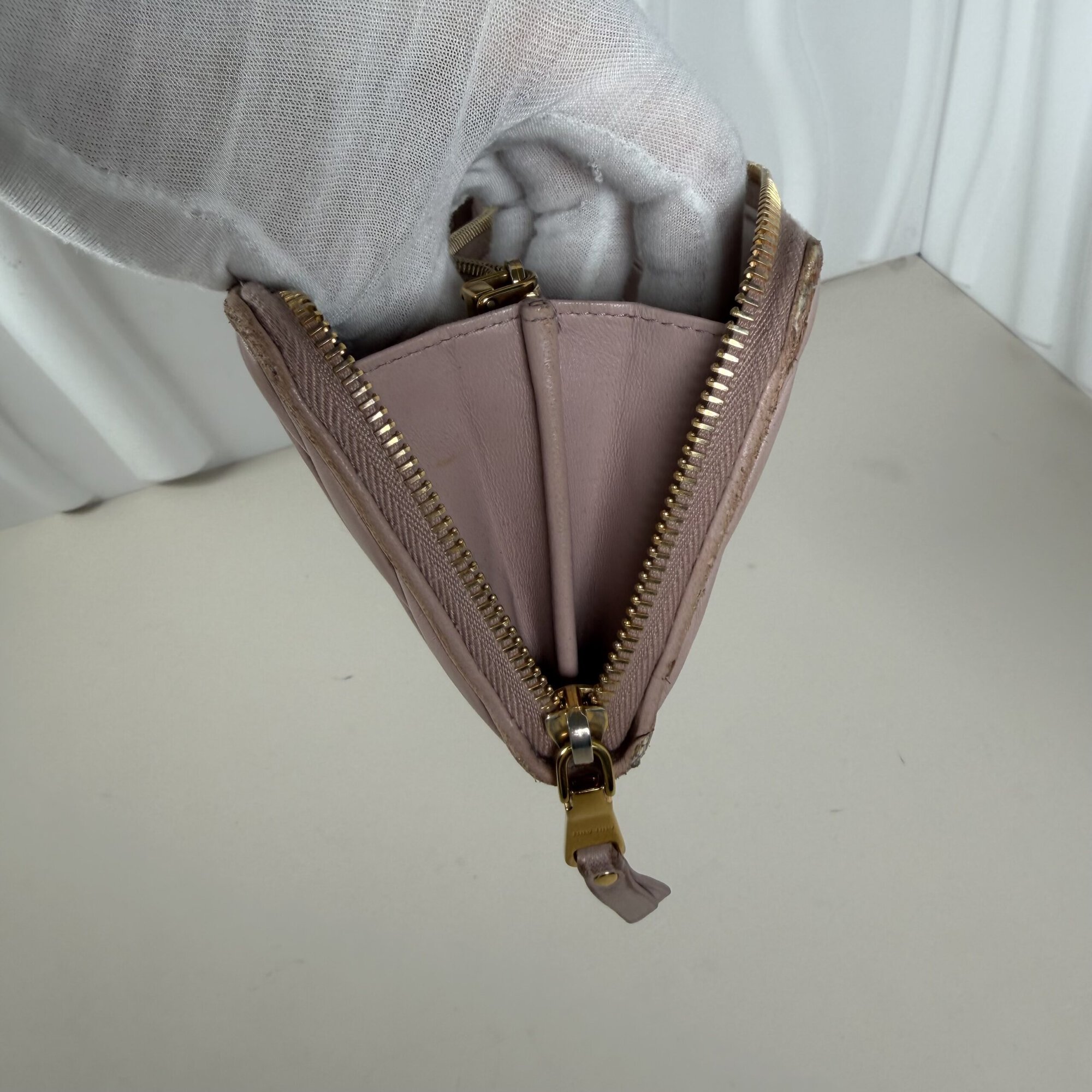 Miu Miu Matelassé Nappa Leather Zip-Around Wallet image 7
