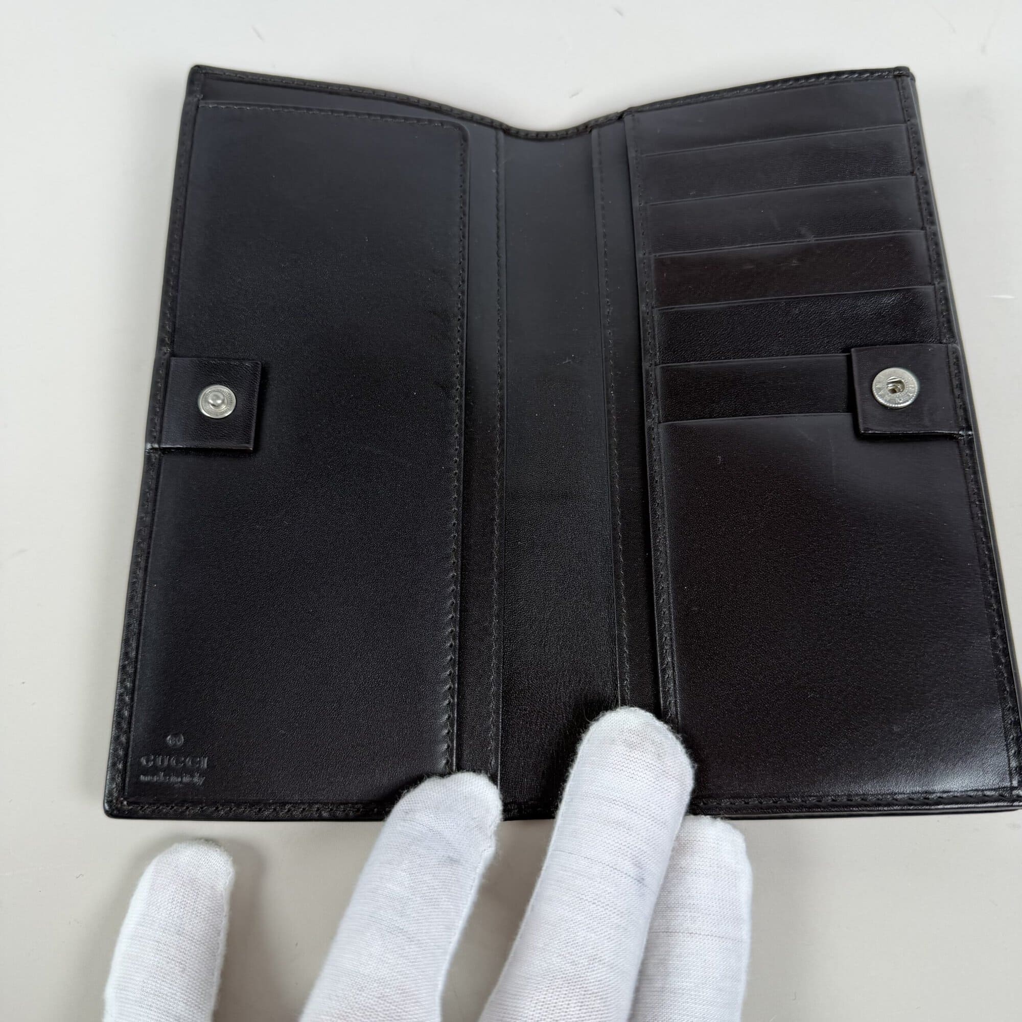 Gucci Vintage Bifold Long Wallet - Image 3