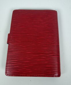Alternative view of Louis Vuitton Agenda PM in vibrant Castilian Red Epi leather