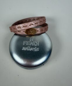 Fendi Selleria Double Wrap Bracelet Size approx 6.75