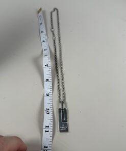 Gucci G-Logo Plate Necklace - Image 4