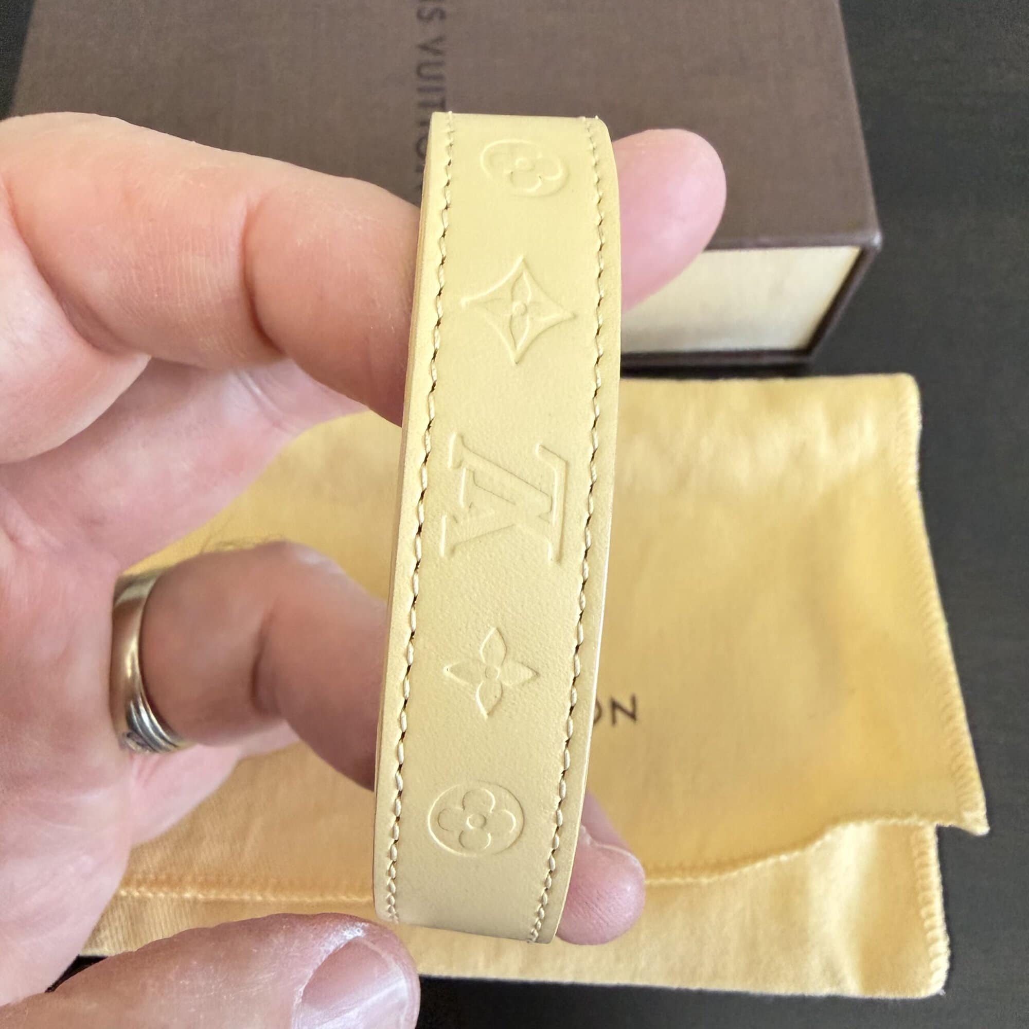 Louis Vuitton Monogram Good Luck Bracelet aka the "Wish" - Image 4