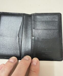 Louis Vuitton Pocket Organizer in signature Black Epi Leather - Image 3