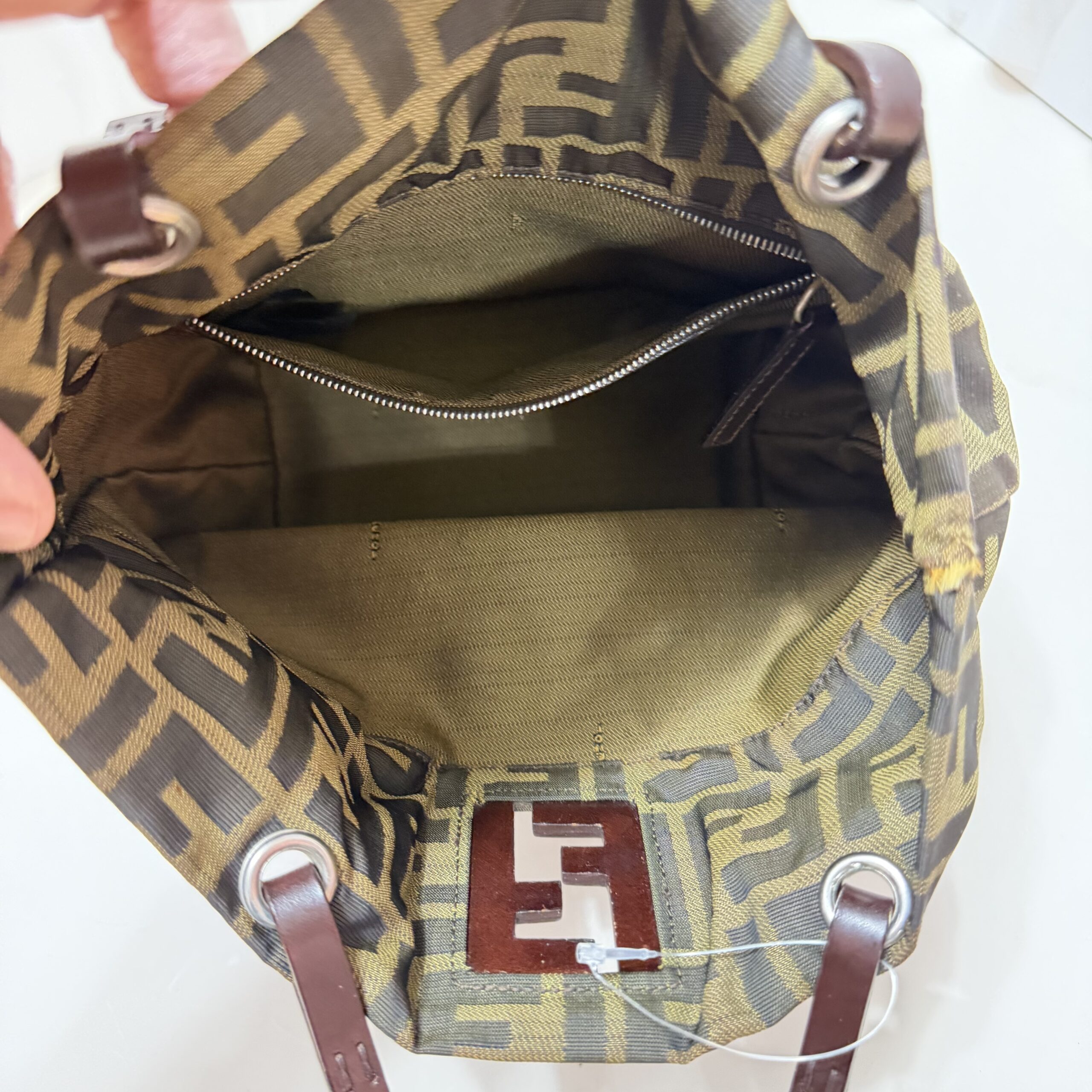 Fendi Zucca Canvas Tote Bag - Image 2