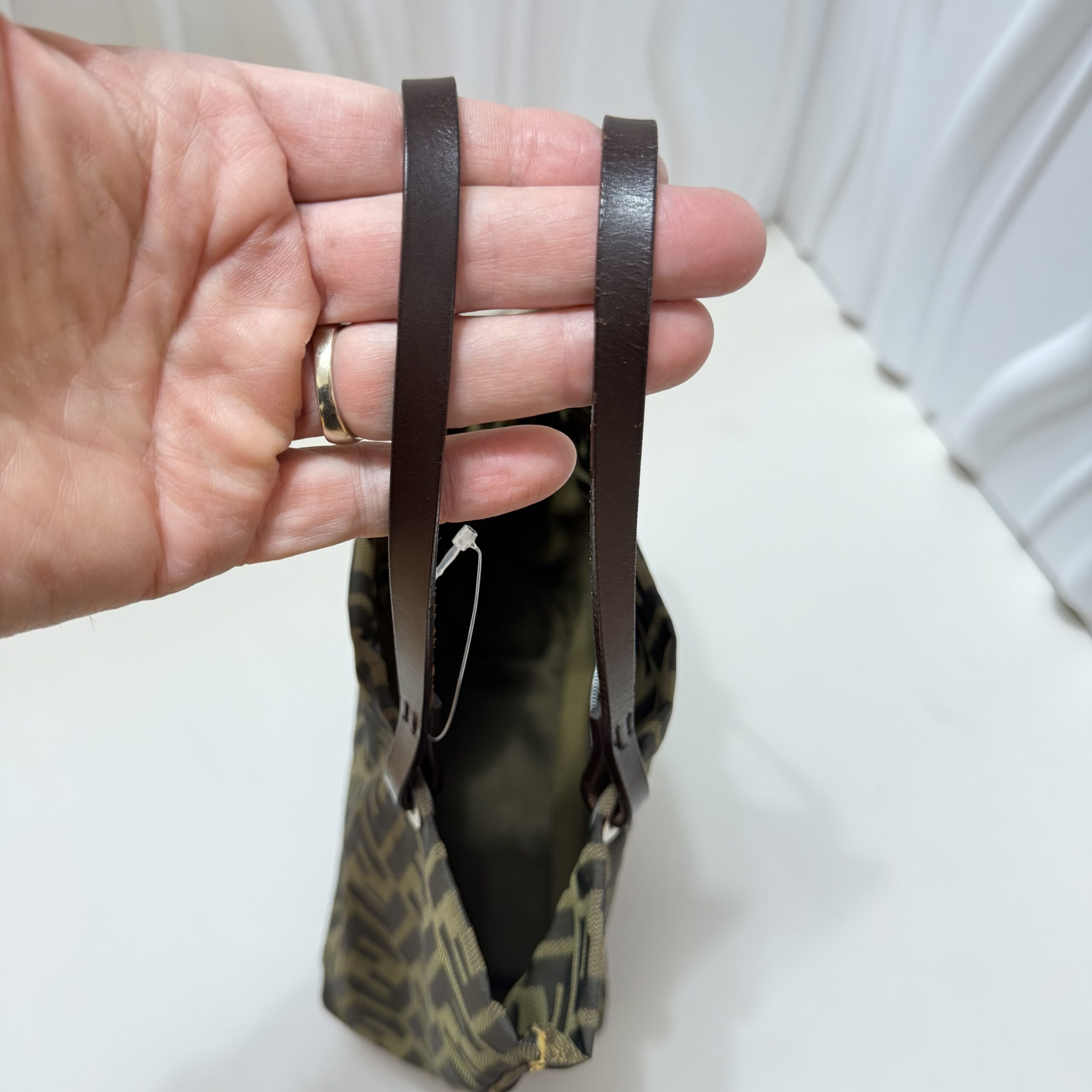 Fendi Zucca Canvas Tote Bag - Image 4