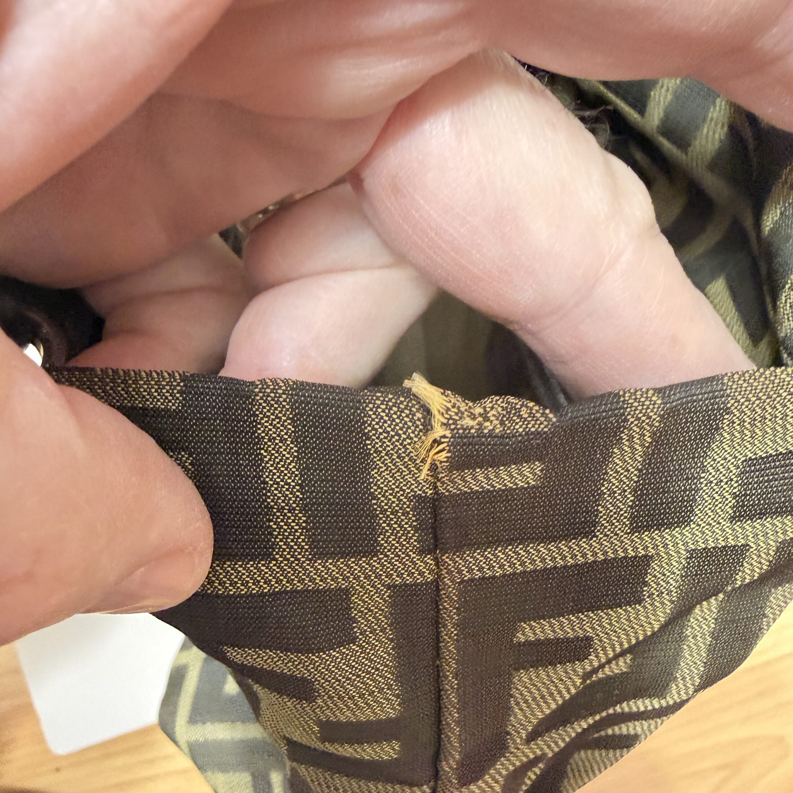 Fendi Zucca Canvas Tote Bag - Image 5