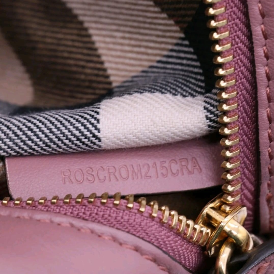 Burberry Small Buckle Crossbody Bag - Dusty Pink - Image 5