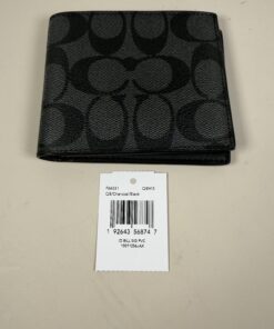 Coach Signature Canvas Billfold Wallet - Image 8