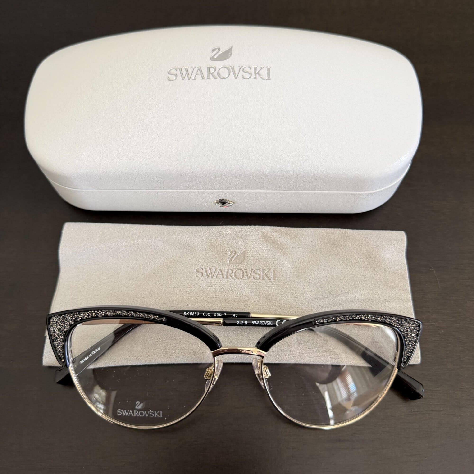 Swarovski SK 5363 (032) Size 53/17/145 Eyeglasses