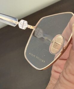 Philipp Plein Plein Queen VPP126S Rose Gold Size 57/16/140 Eyeglasses - Image 4