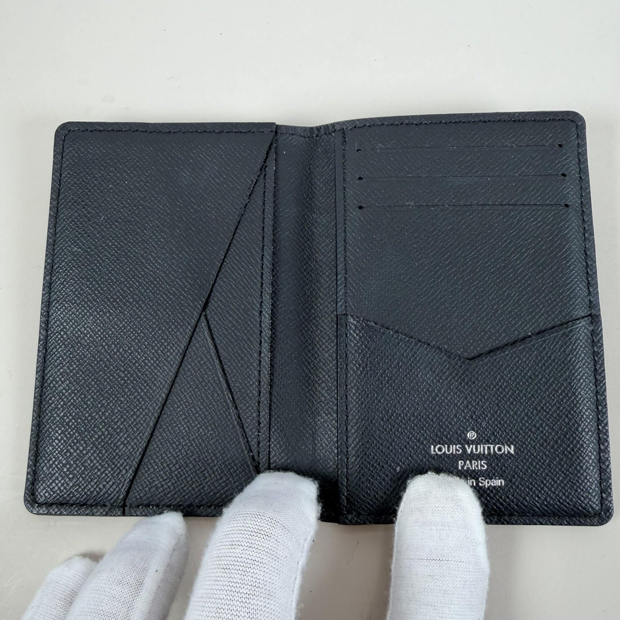 Louis Vuitton Pocket Organizer Wallet in Black Epi Leather - Image 6