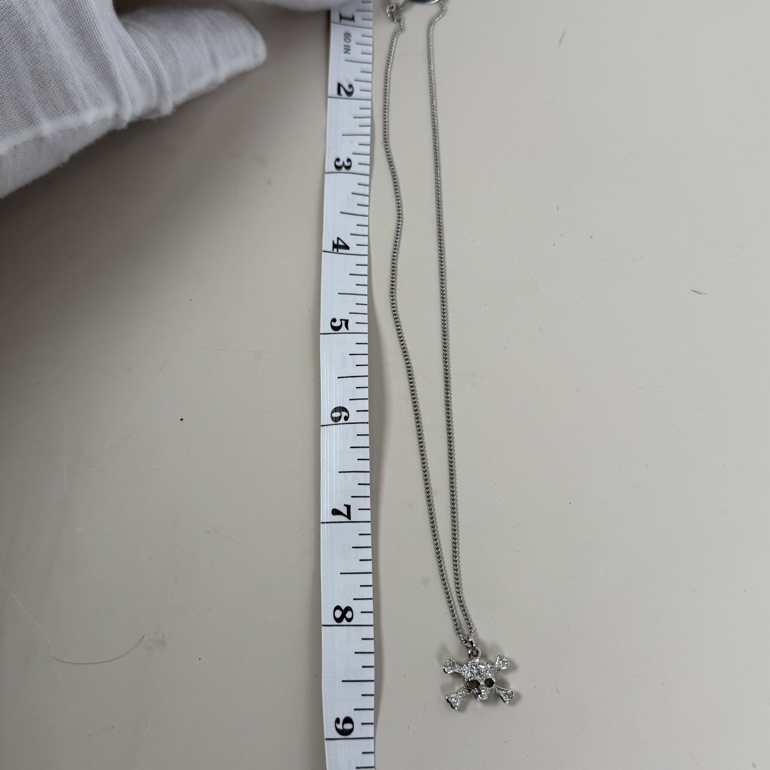 Vivienne Westwood-inspired Jolly Roger skull and crossbones pendant necklace - Image 4