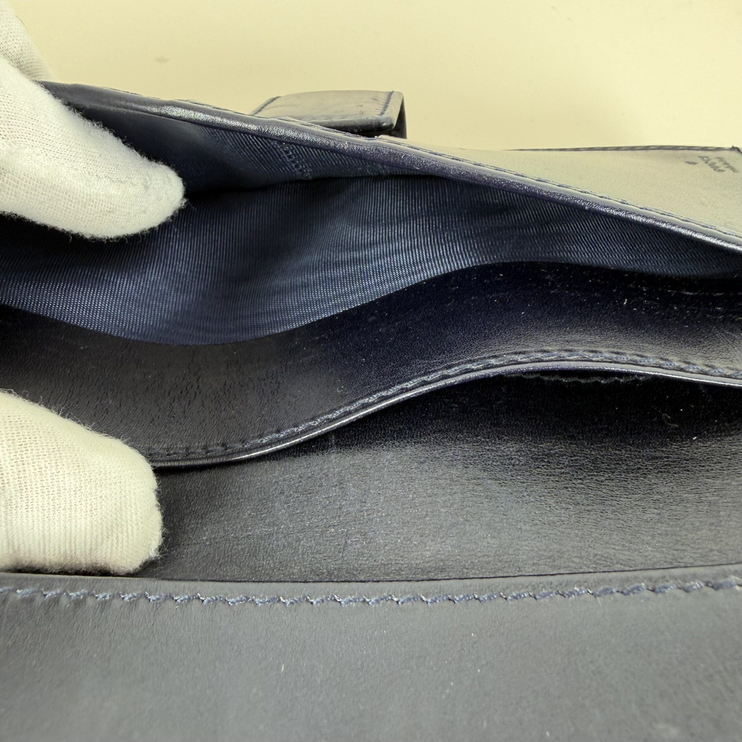 Gucci GG Imprime Long Continental Wallet in navy blue - Image 5