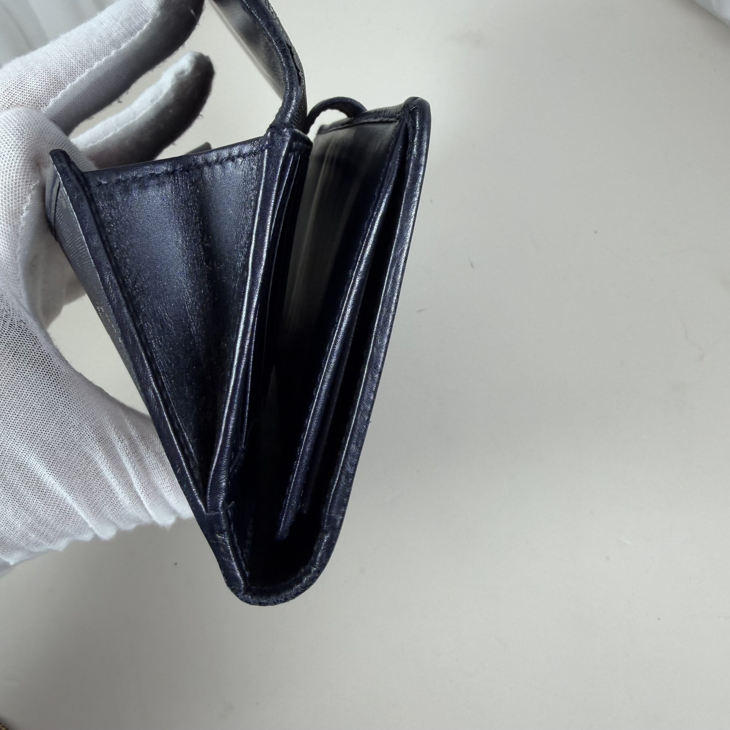 Gucci GG Imprime Long Continental Wallet in navy blue - Image 7