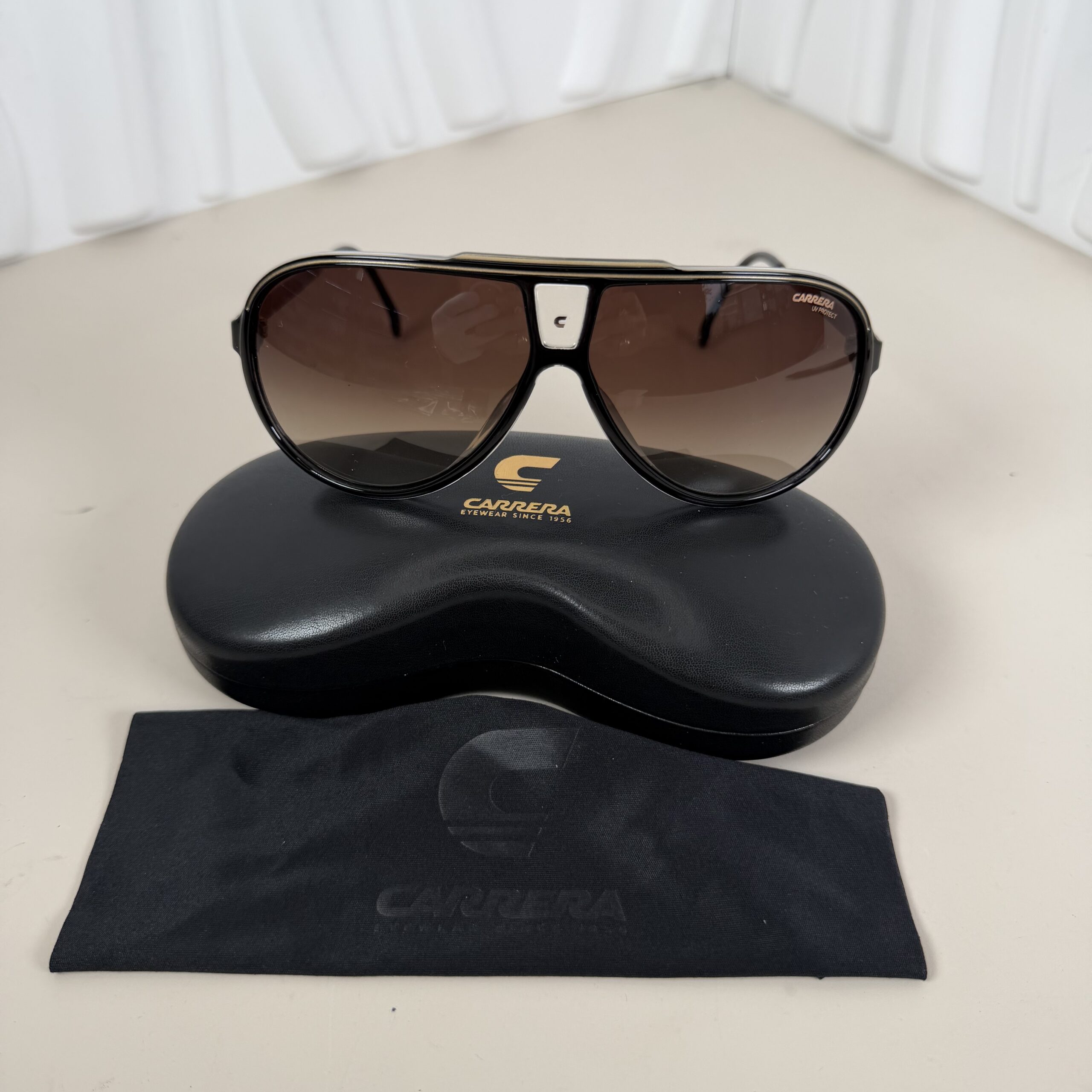 Carrera 1050/S Black & Gold Aviator Sunglasses - Image 2