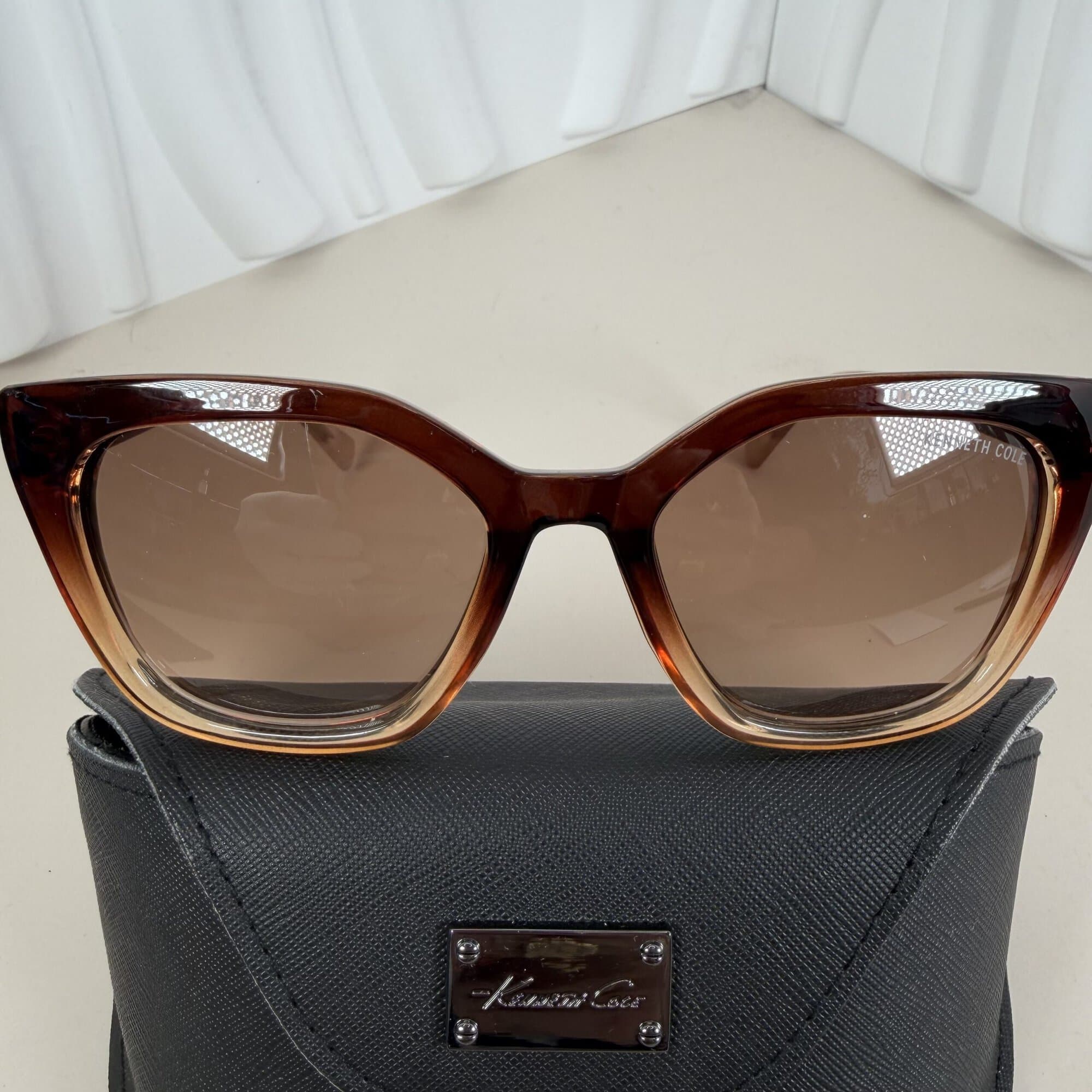 Kenneth Cole New York Women's Ombre Gradient Square Cat-Eye Sunglasses
