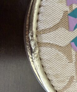 Coach Poppy Graffiti Round Coin Pouch - Image 4