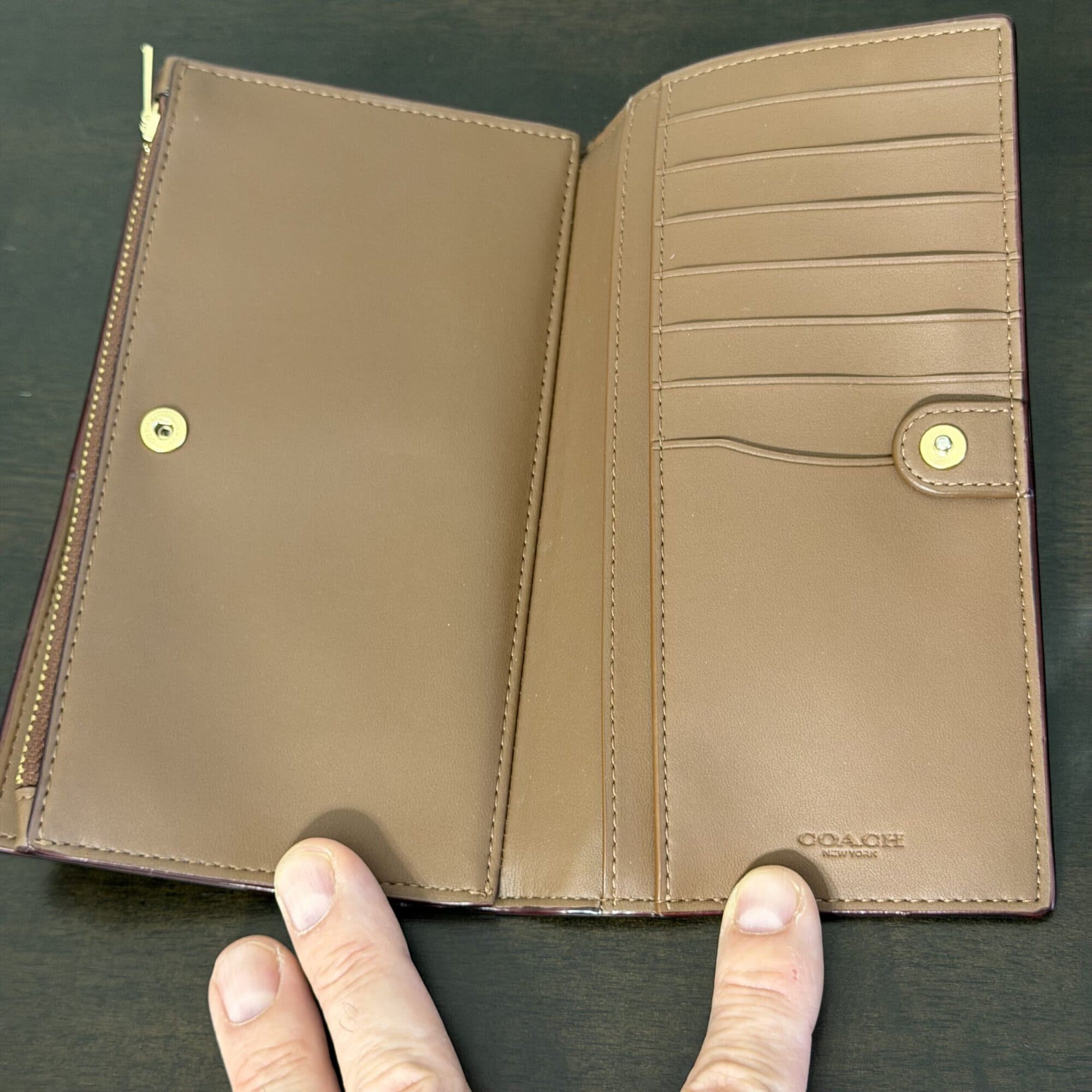 Coach Slim Zip Wallet - Image 3