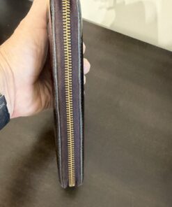 Louis Vuitton Monogram Vernis leather Zippy Wallet in Amarante, additional view 5