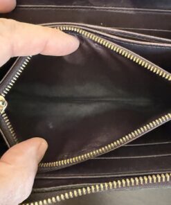 Louis Vuitton Monogram Vernis leather Zippy Wallet in Amarante, additional view 9
