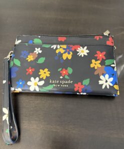 Kate Spade New York Staci Sailing Floral Medium Double Zip Wristlet