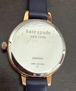 Kate Spade New York Metro Three-Hand Navy Leather Watch - Image 3