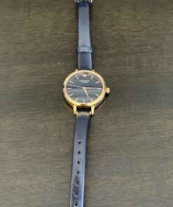 Kate Spade New York Metro Three-Hand Navy Leather Watch - Image 5