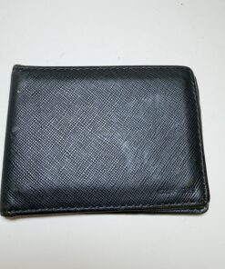 Coach Men's Crossgrain Leather Bifold Wallet - Classic Black